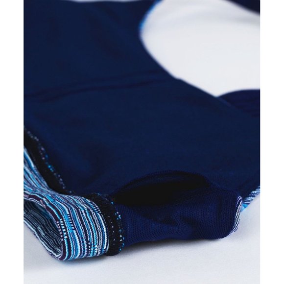 Lululemon True Self II Boho Macrame Racerback Sports Bra Blue 8 - Picture 7 of 8